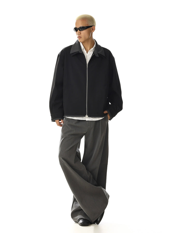 Lockere Passform Retro Zweiteiliger Jacke 