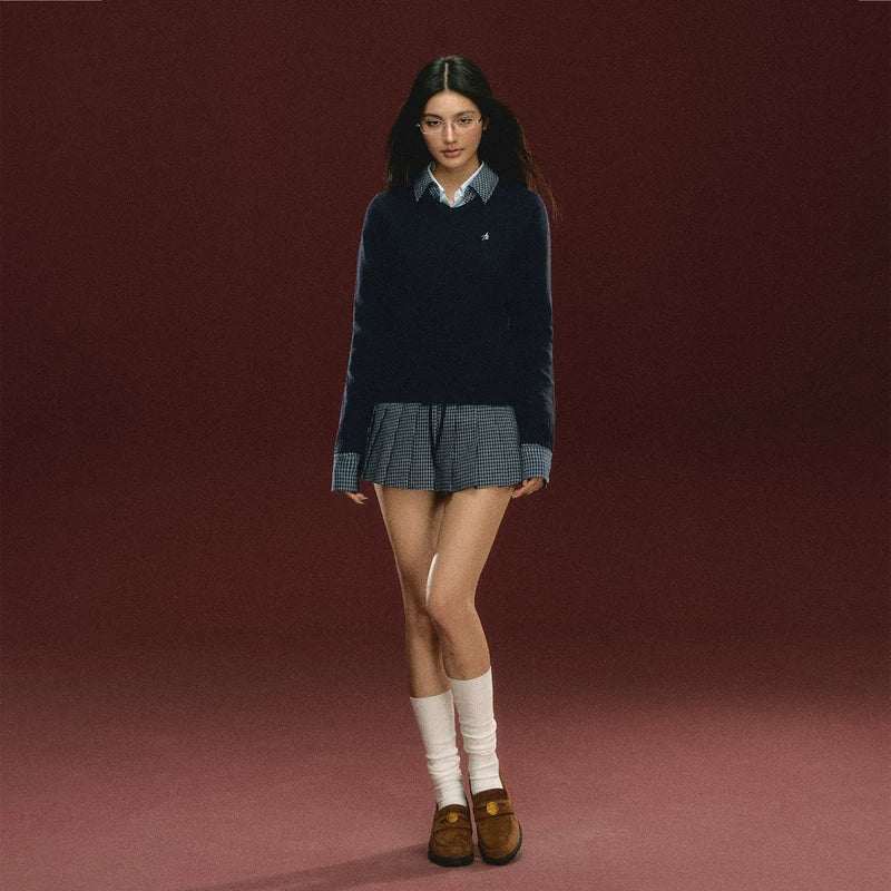 Plaid Skirt and Sweater (sold separately)