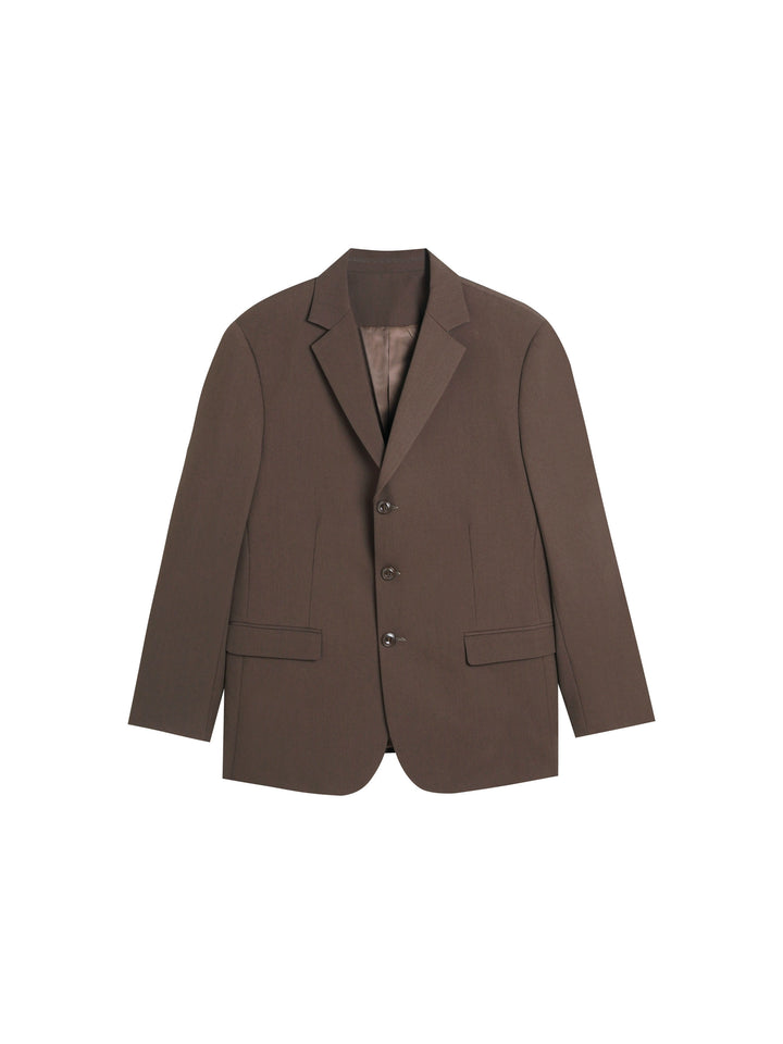 Veste décontractée à manches longues ample 