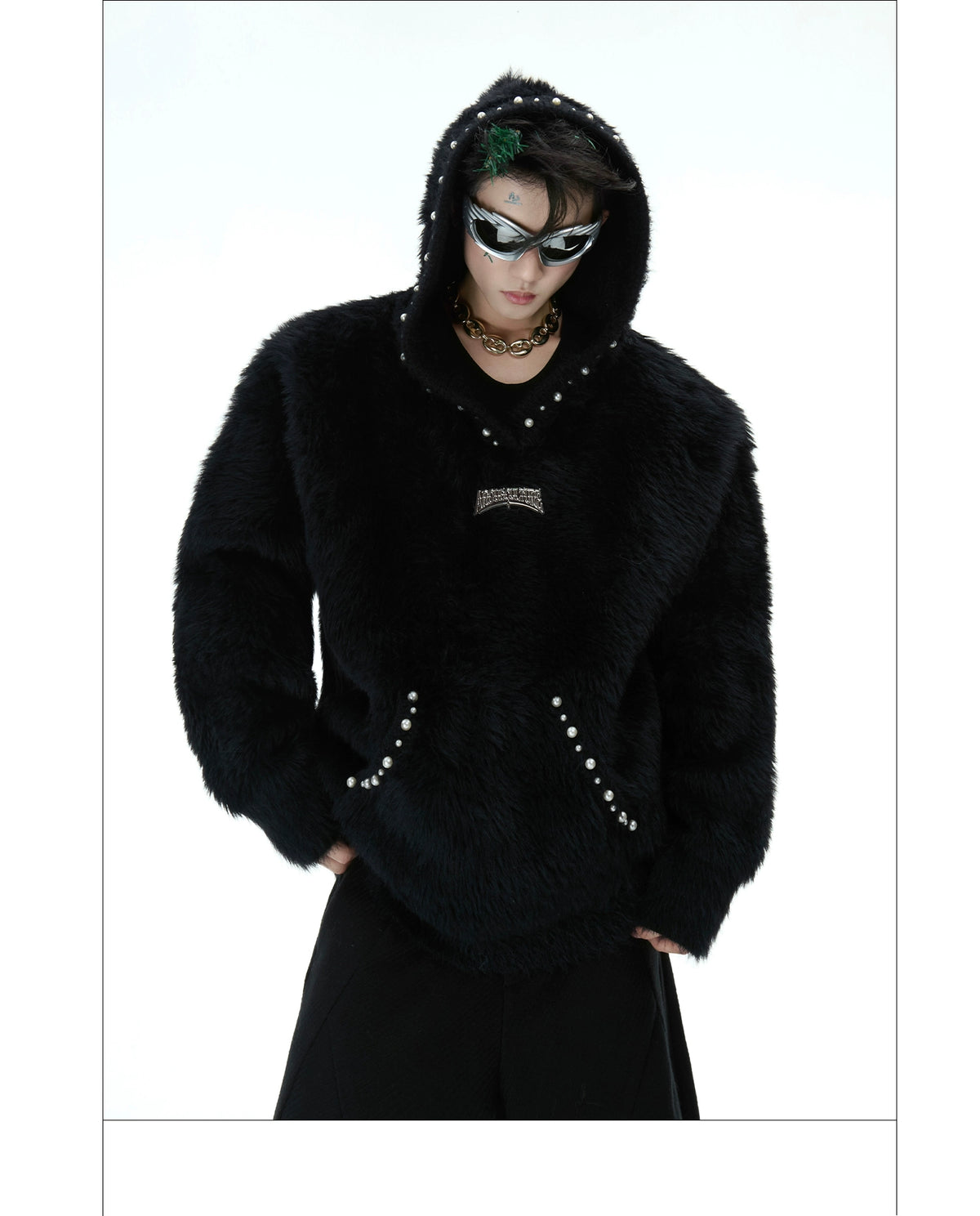 Pearl Embellished Knit Sweater