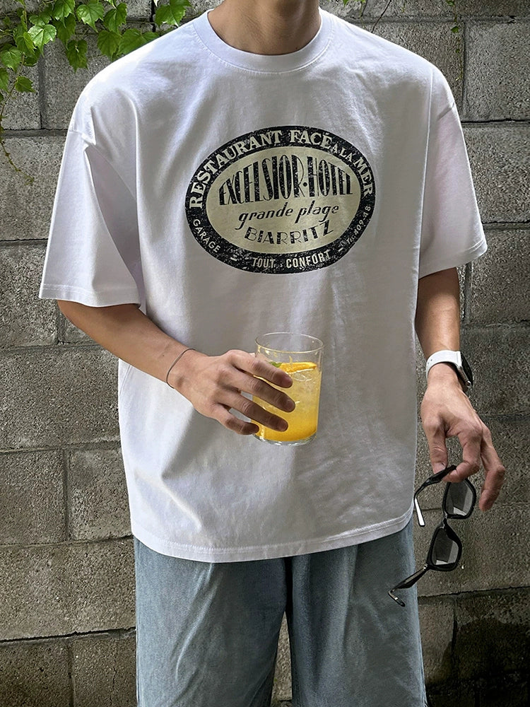 Loose Cotton Short Sleeve T-shirt