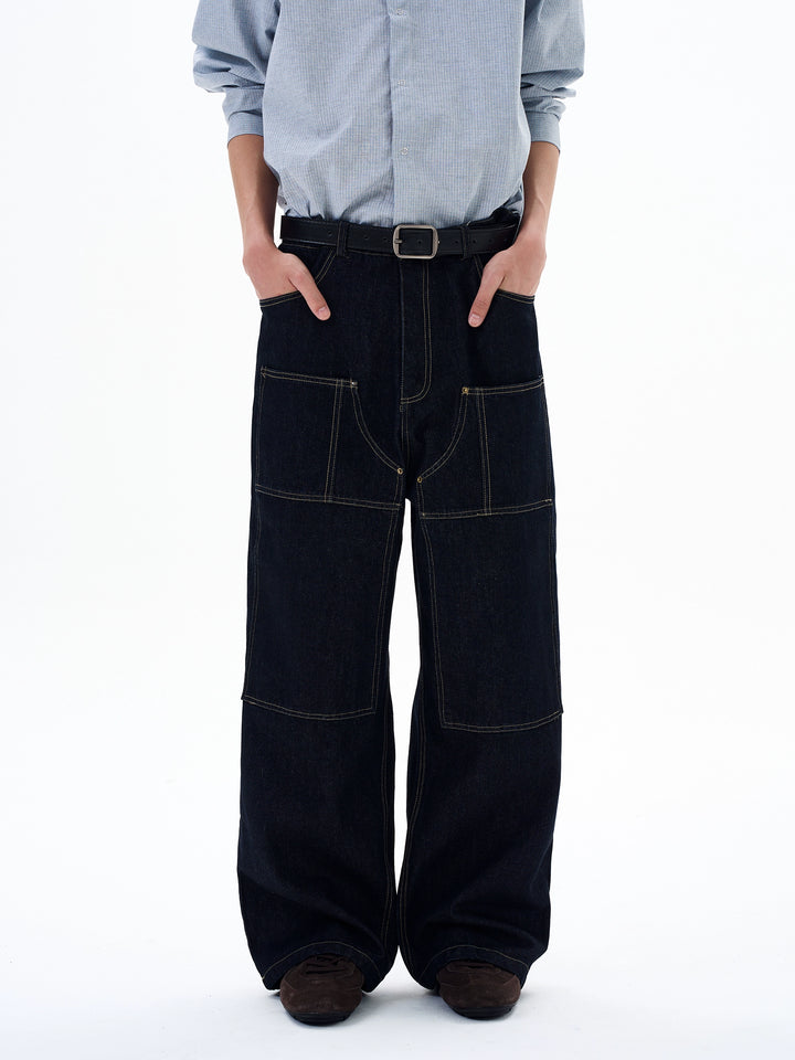 Loose Fit Wide Leg Jeans