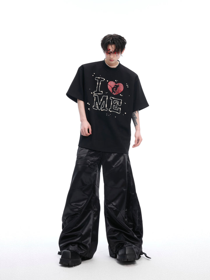 Pearl Hand-Sewn Loose Fit T-shirt