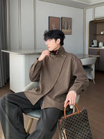 Long-Sleeve Woolen Shirt