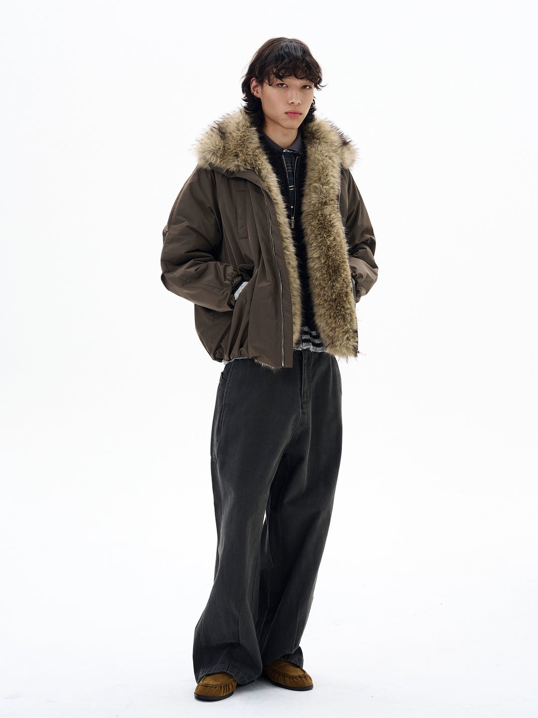 Wide Leg Casual Cargo Pants