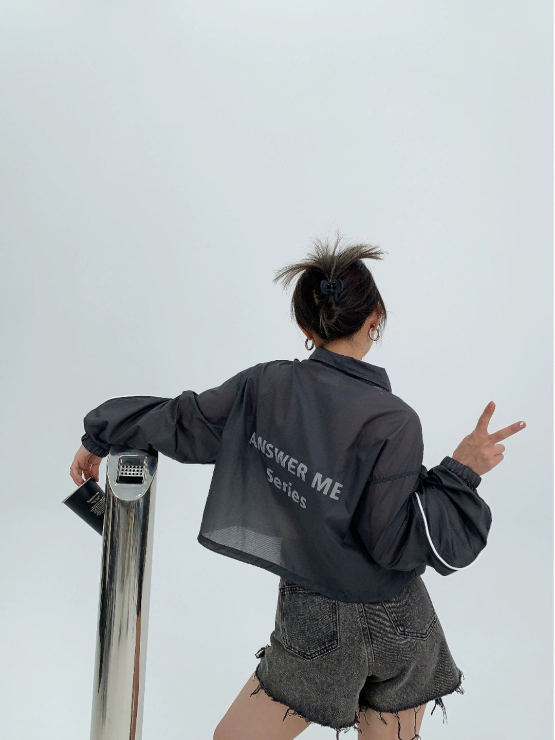 Lightweight Cropped Sun Protection Jacket