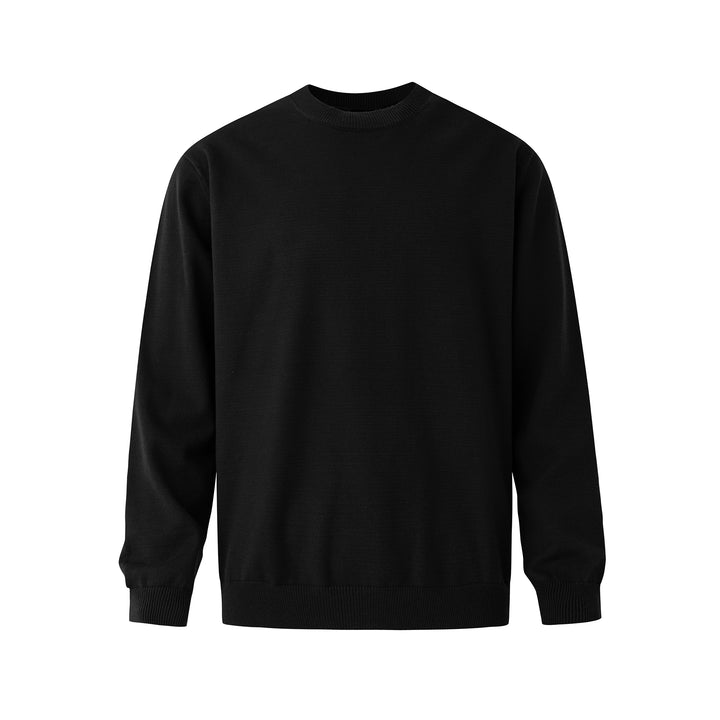 Loose Fit Round Neck Knit Sweater