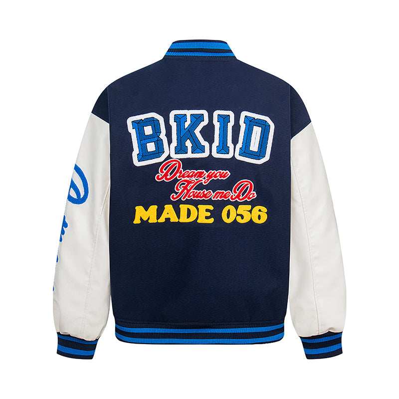 Embroidered Baseball Varsity Jacket
