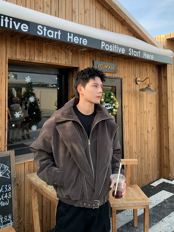 Veste d'hiver rembourrée en deux pièces en fausse fourrure 