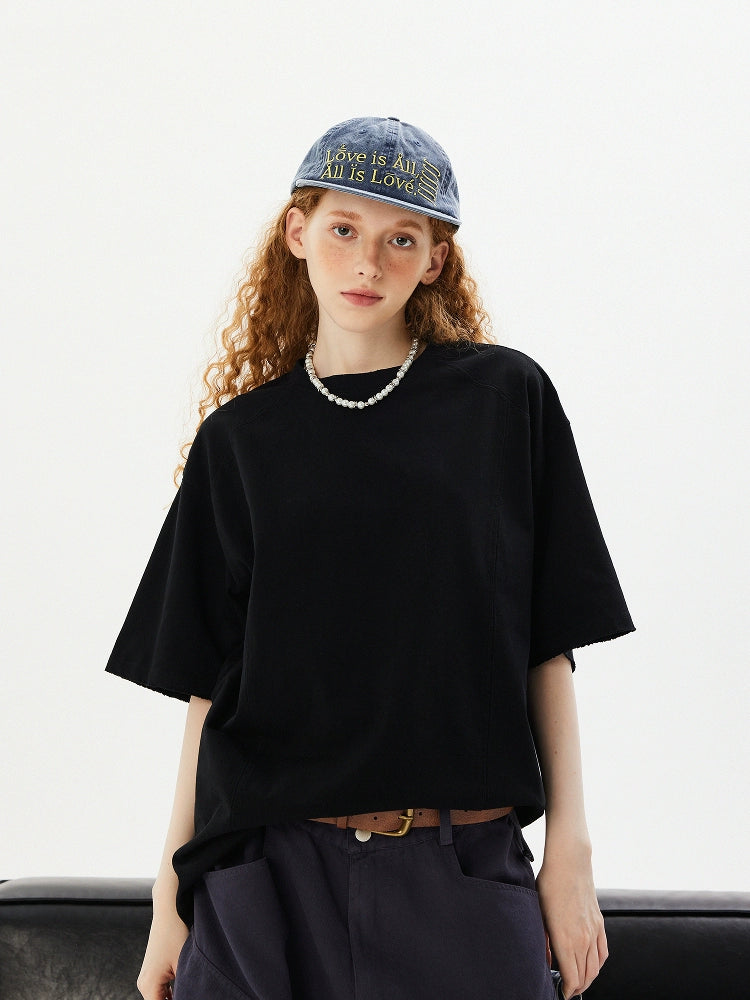 Heavyweight Deconstructed Short Sleeve T-Shirt