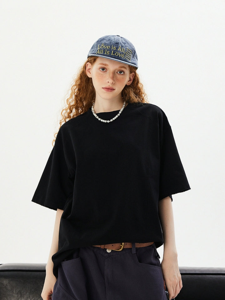 Heavyweight Deconstructed Short Sleeve T-Shirt