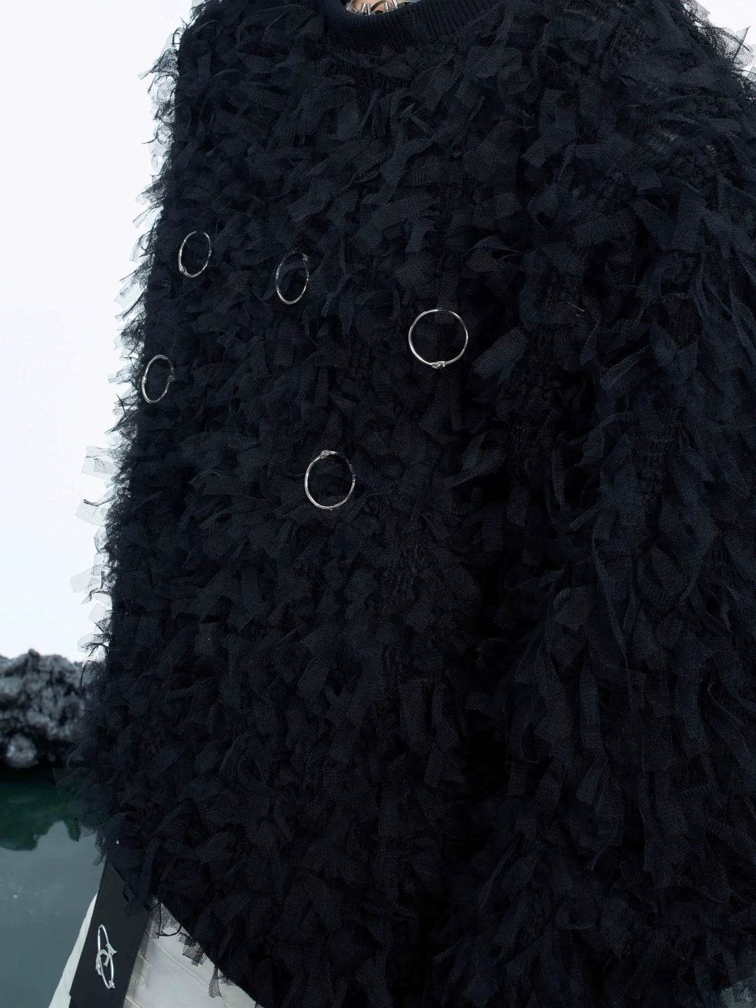 Furry Round Neck Sweatshirt
