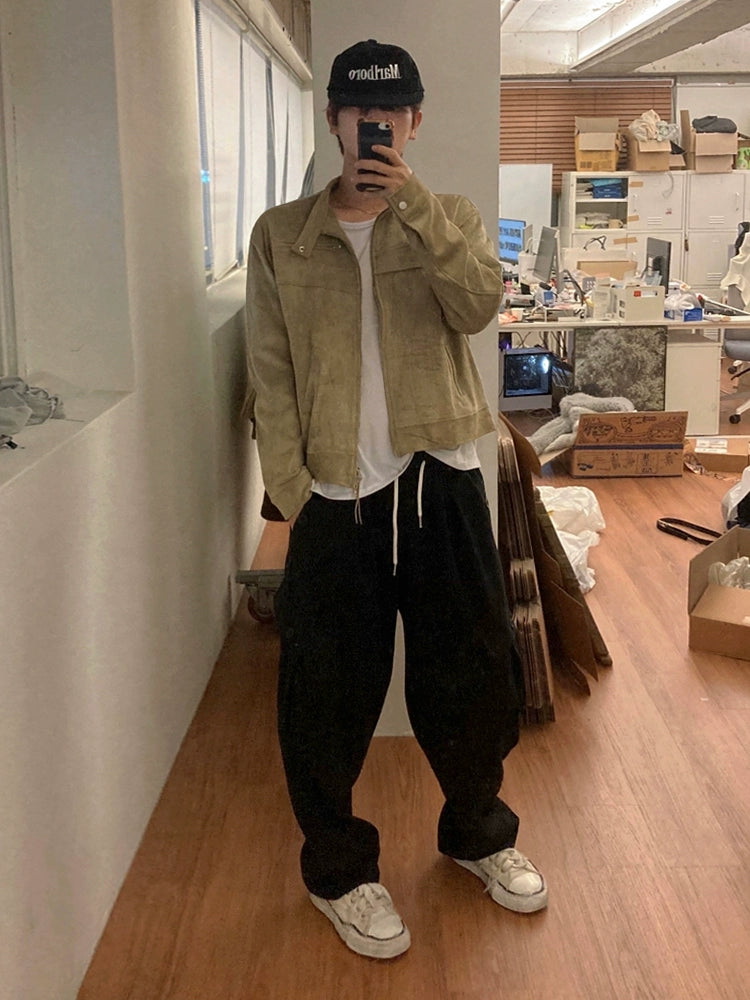 Loose Wide-Leg Cargo Casual Pants