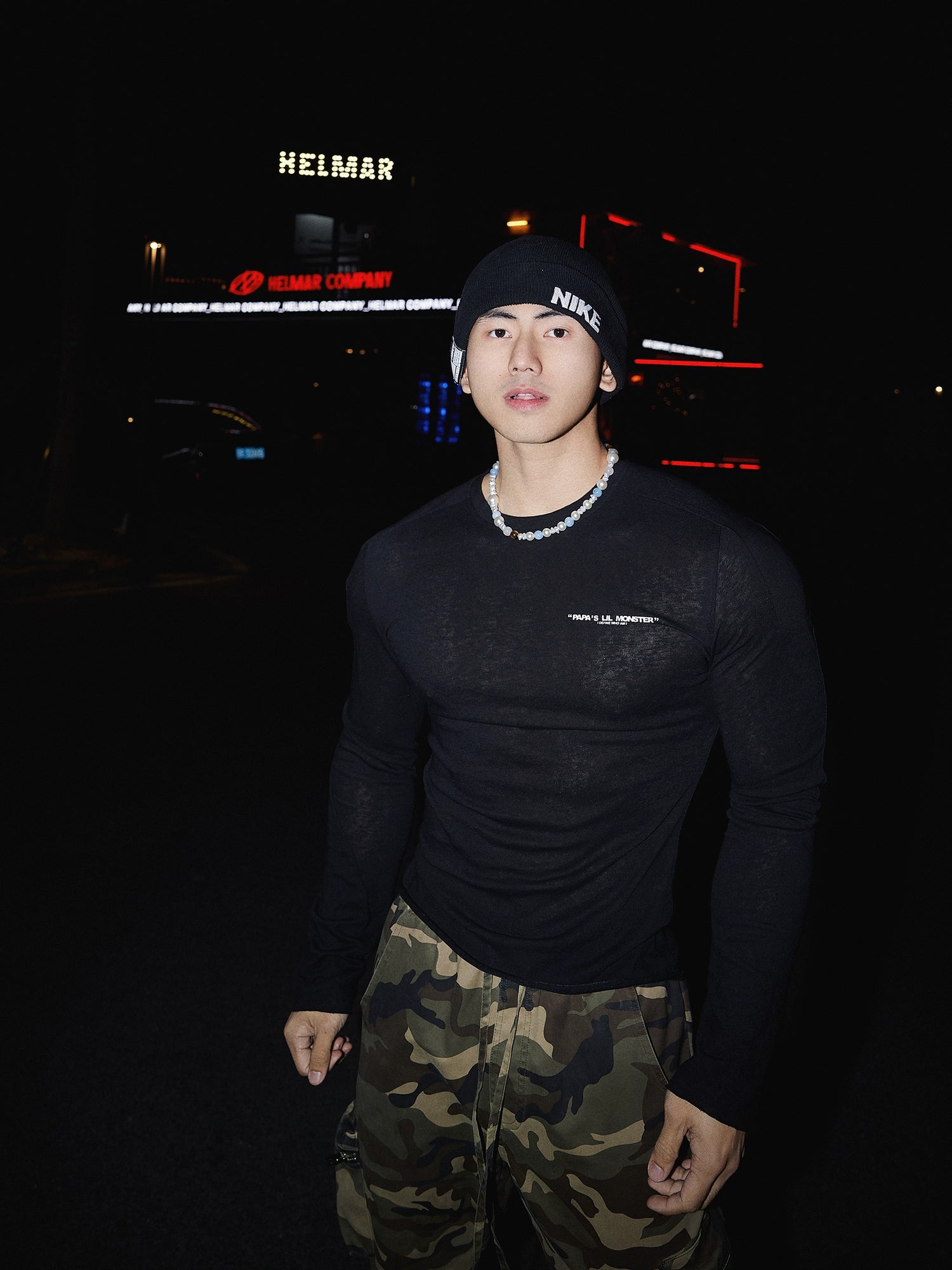 Camiseta de pullover ajustada de manga larga para atletismo 