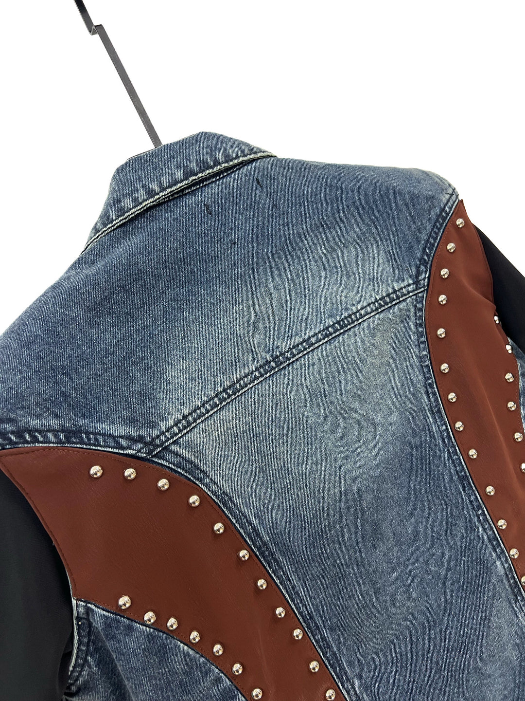 Sleeveless Denim Vest and Wide-leg Pants