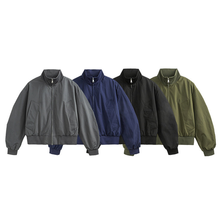 Retro-Pilotjacke - Lässiger Schnitt 