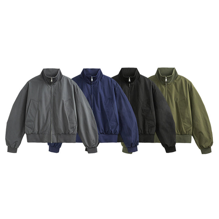 Retro-Pilotjacke - Lässiger Schnitt 