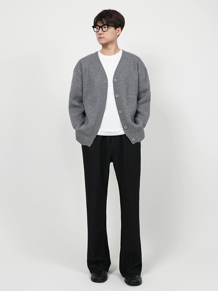 Button Front Knit Cardigan