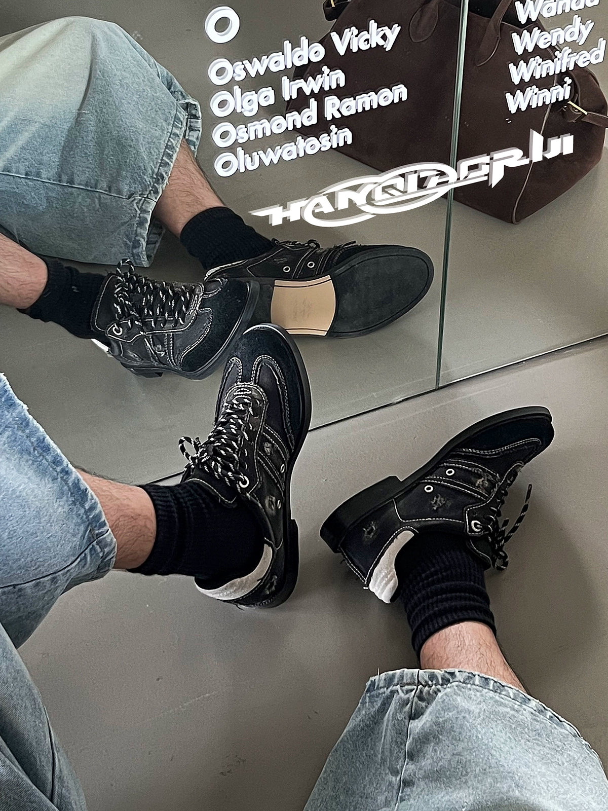 Distressed Canvas Casual Training Shoes