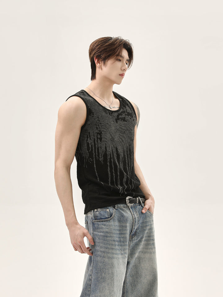 Washed Gradient Vest Top