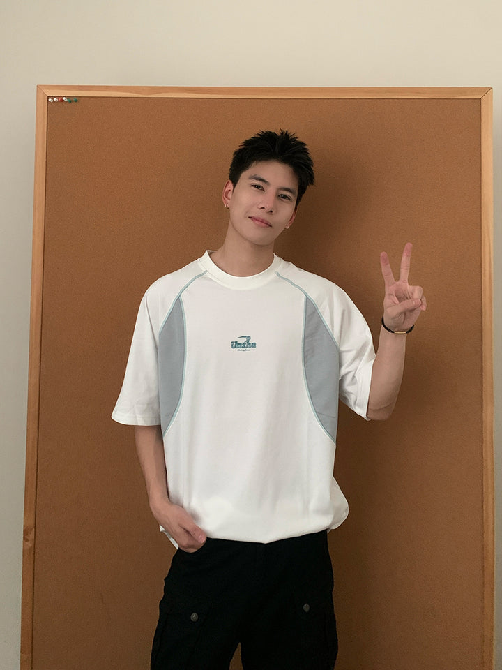 Loose Stitching Short-Sleeve T-Shirt