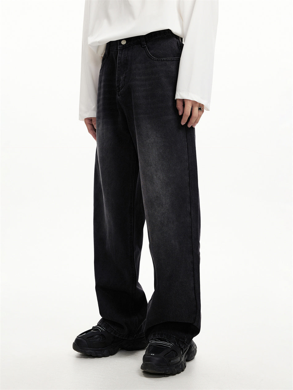 Loose Straight Wide-Leg Jeans