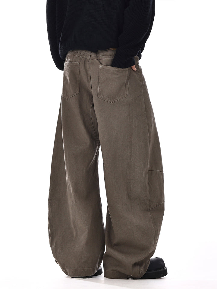 Loose Wide-Leg Denim Pants