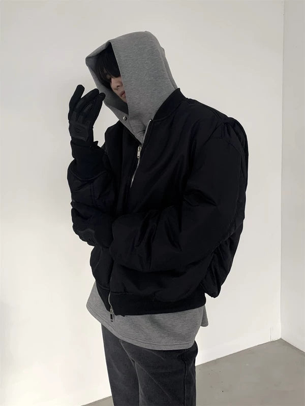 Thick Cotton Padded Baseball Jacket