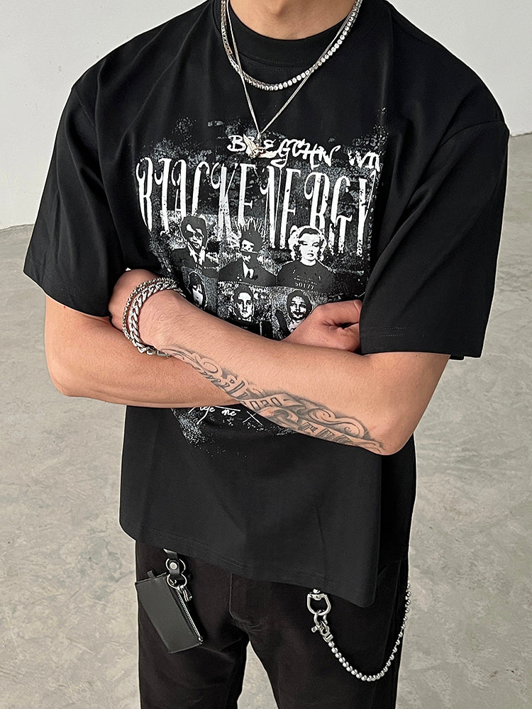 Graphic Short-Sleeve Casual T-Shirt