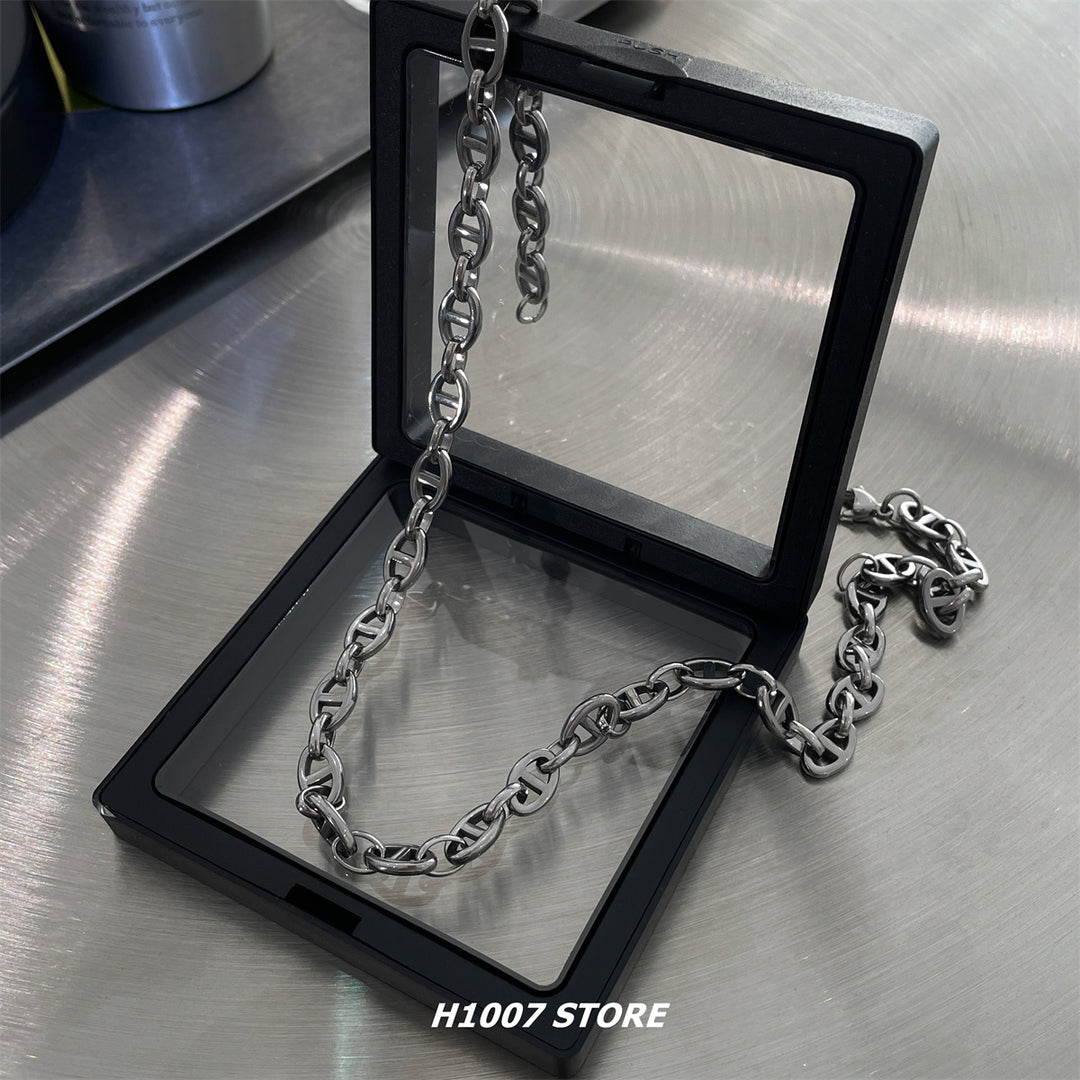 Titanium Steel Clavicle Necklace