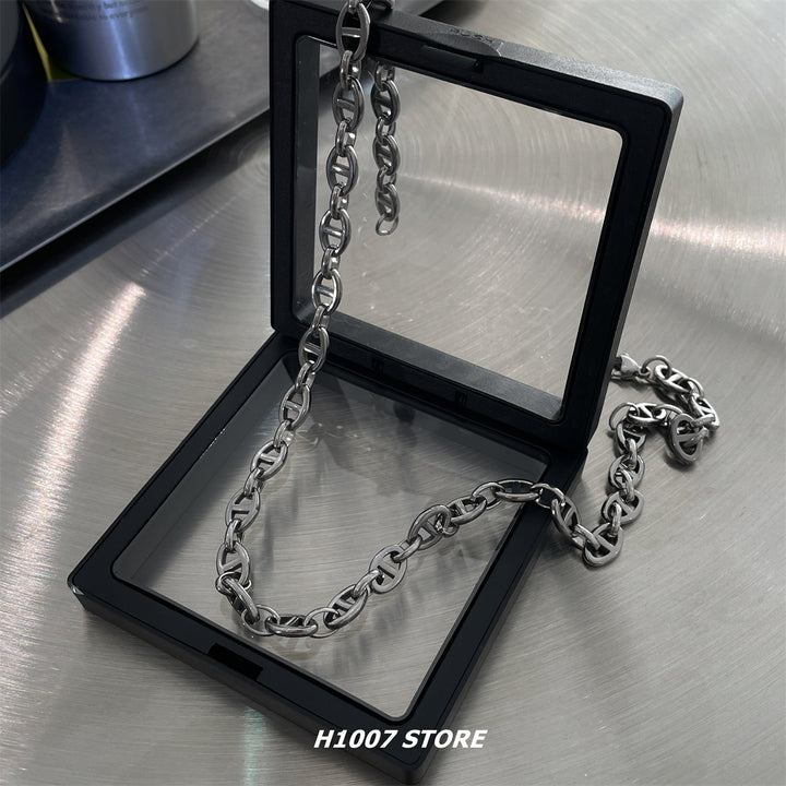 Titanium Steel Clavicle Necklace