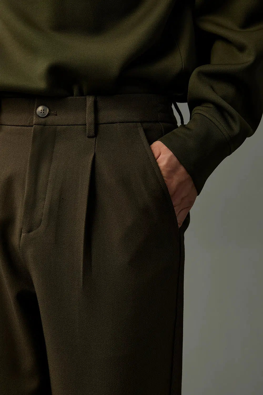 Casual Pleated Pants