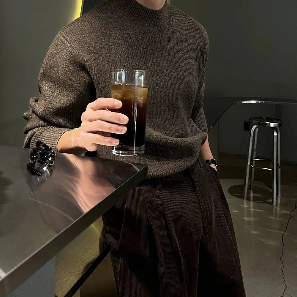 Half Turtleneck Sweater