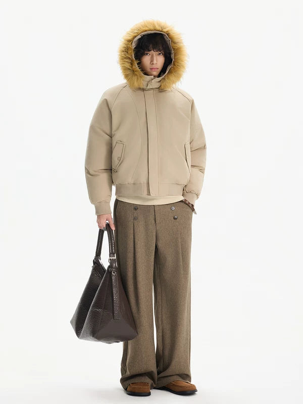 Fur Hood Winter Parka Jacket