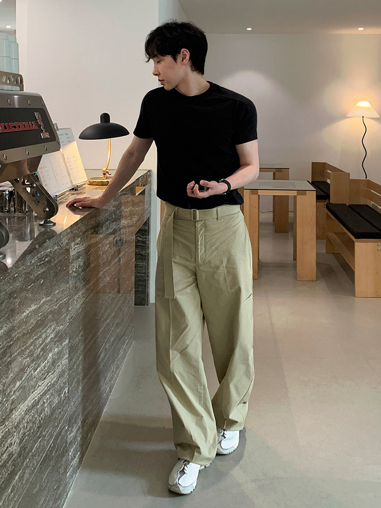 Casual Round Neck Short Sleeve T-shirt