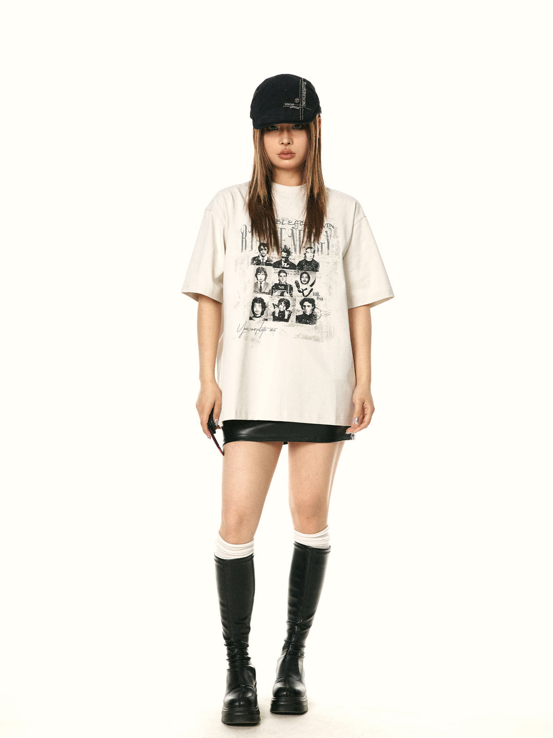 Printed Loose Short-Sleeve T-Shirt