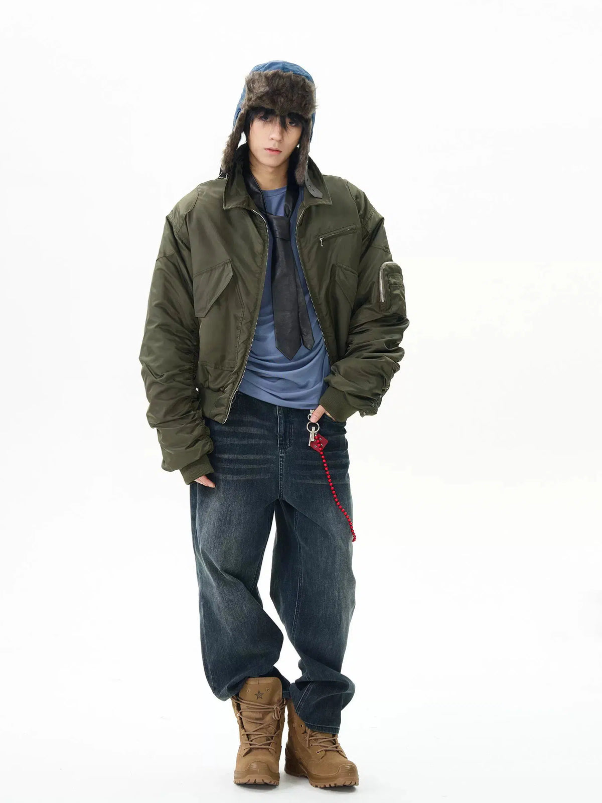 Green Insulated Pilot Jacket