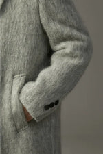 Wool Coat with Double Button Front