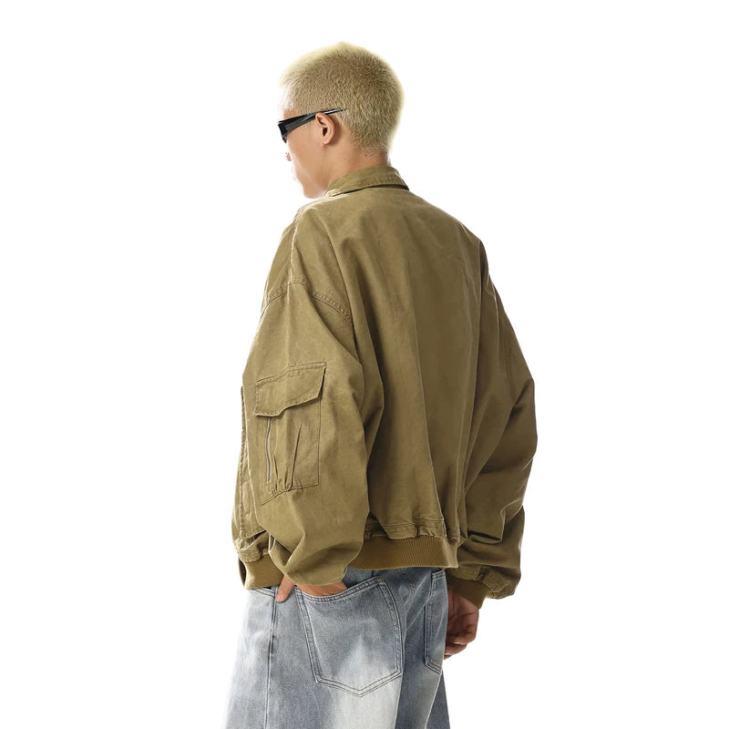 Zware werkkleding losse pasvorm jas 