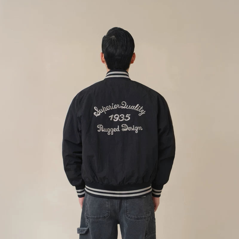 Geborduurd Korte Baseball Jacket 