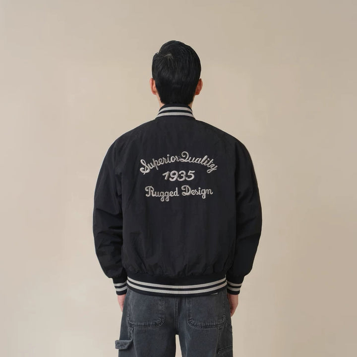 Geborduurd Korte Baseball Jacket 