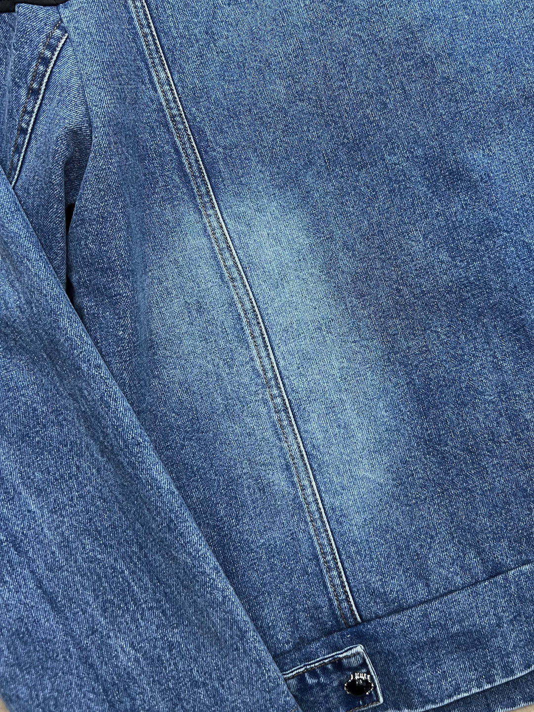 Patchwork Denim Short Jacket