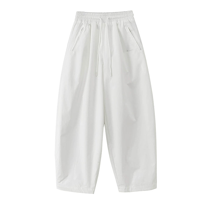 Pantalones deportivos de pierna ancha de malla retro 