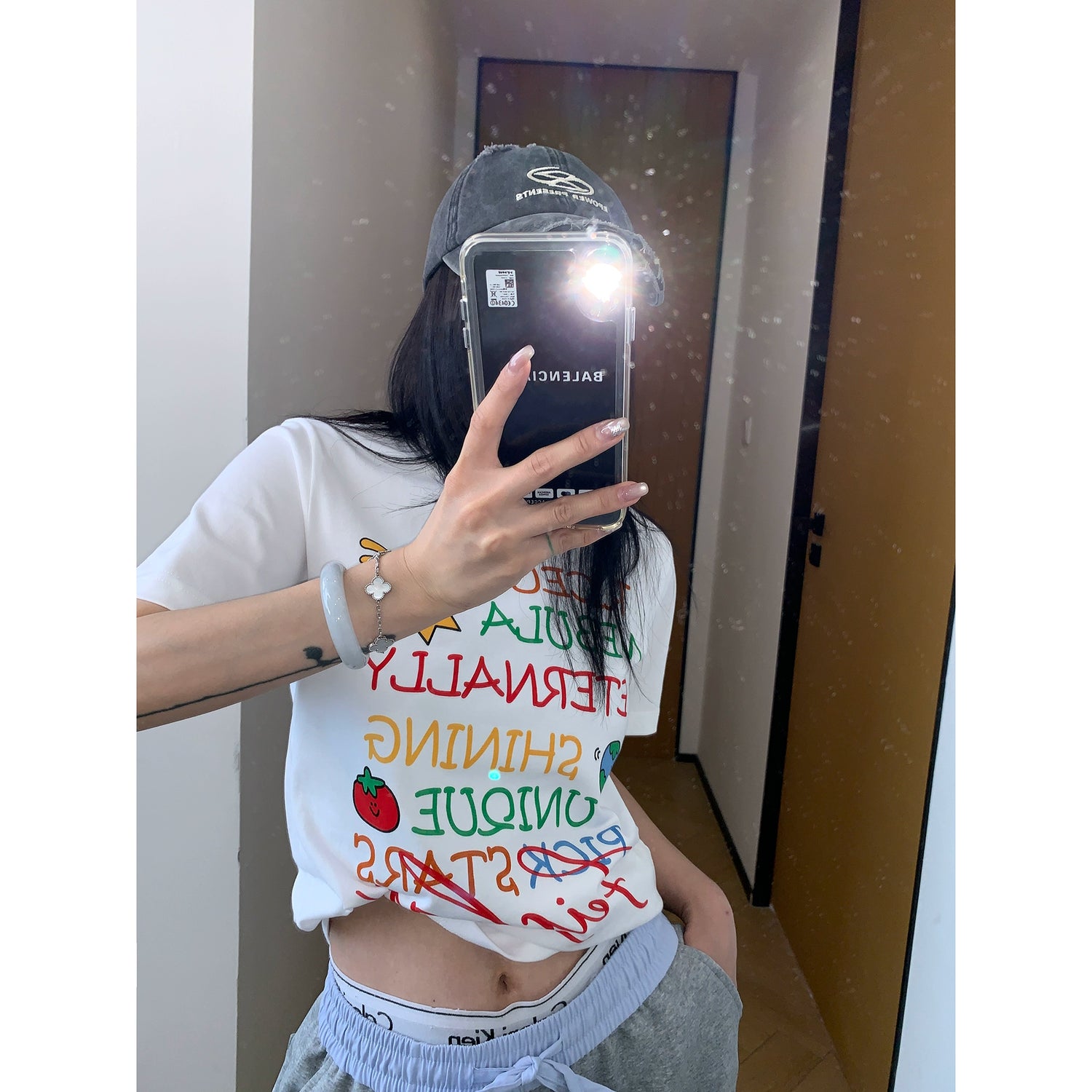 Letter Graphic Short Sleeve T-shirt