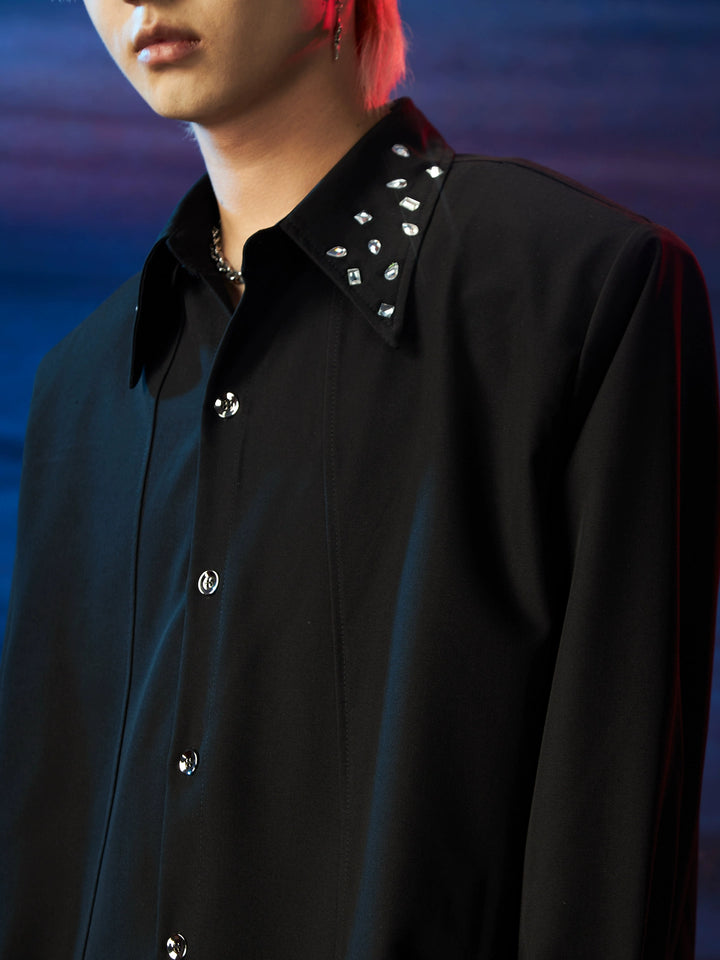 Long Sleeve Shirt with Shoulder Pads