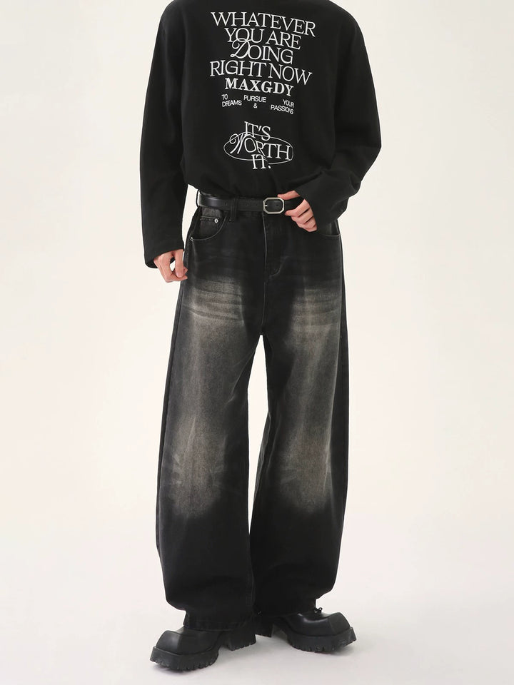 Pantalones sueltos de pierna ancha casuales 