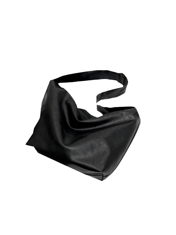 Bolsa Tote de Ombro Único em Couro PU Retro 