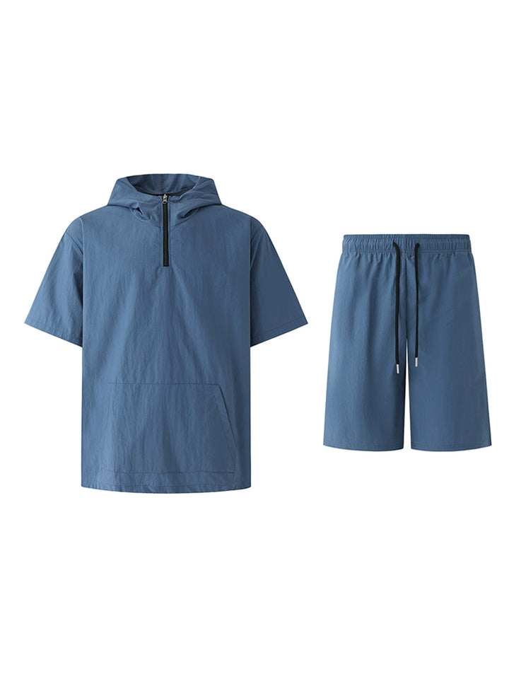Quick-Dry Hooded T-Shirt and Pants