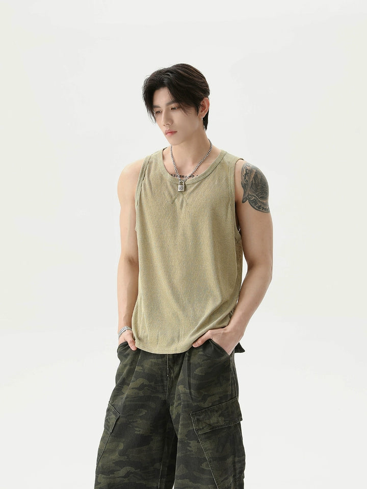 Sleeveless Loose Fit Tank Top