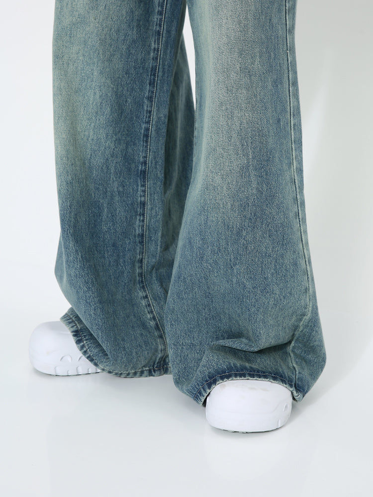 Vintage Wide-Leg Loose Fit Jeans